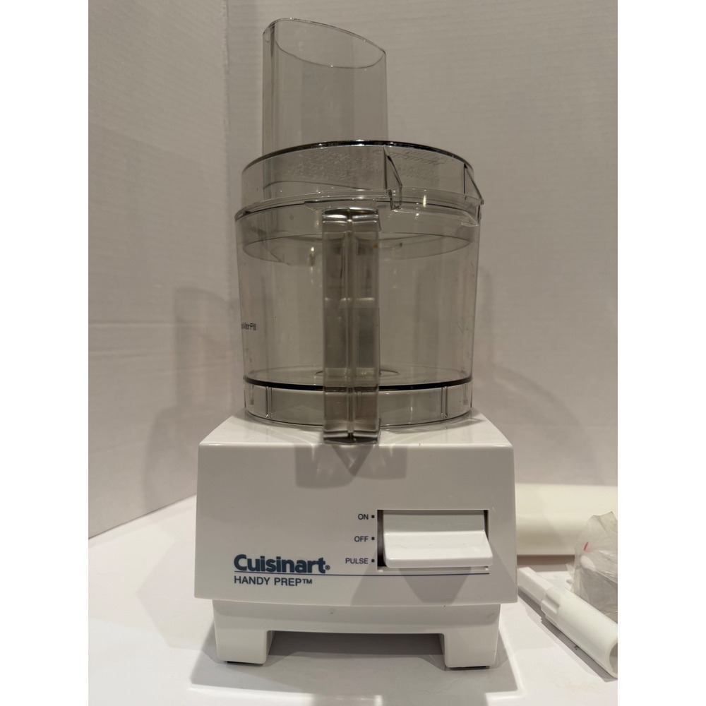 Cuisinart Handy Prep 3 Cup Food Processor  Model DFP-3 Pulse Function EUC